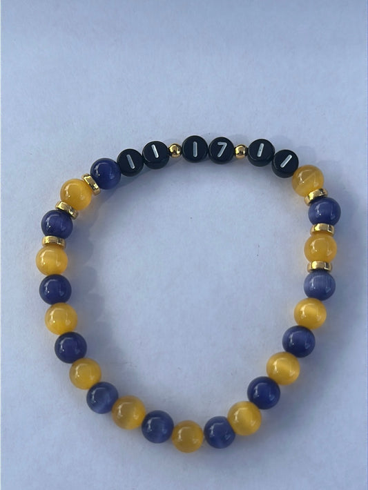 Divine 9 bead bracelet